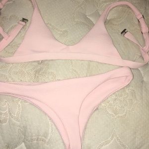 Pink bikini